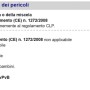 Estratto della scheda di sicurezza: Sezione 2, indicazioni di pericolo e consigli di sicurezza.