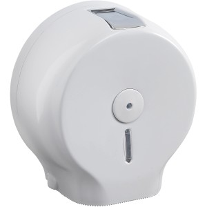 Dispenser di carta igienica jumbo bianco, t.b.t.