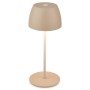 Brilo Serina Mini lampada da tavolo LED a batteria beige, 20 cm. Luce decorativa da esterno con dimmer touch.
