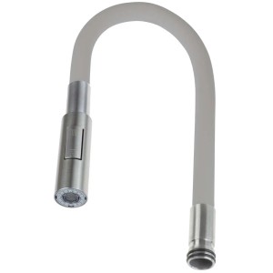 Beccuccio rubinetto cucina silicone ABS 2 funzioni Matanzas 485 mm grigio