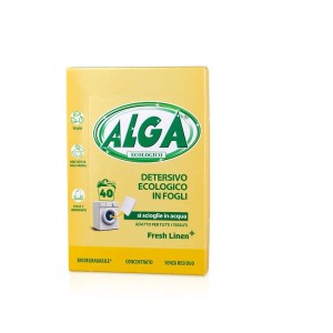 Detersivo lavatrice in fogli Alga Bio 40 lavaggi Rhutten