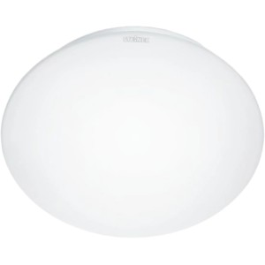 Lampada LED da parete e soffitto RS 16 S bianca con sensore di movimento.