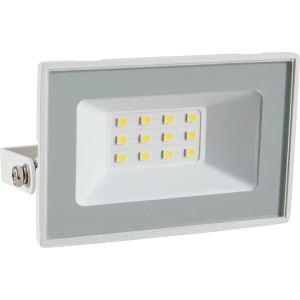 Faretto LED bianco 10W per interni ed esterni.