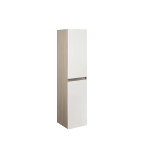 Mobile bagno colonna sospesa 136x31,5x33,5 cm bianco lucido