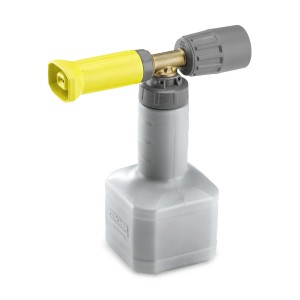 Ugello schiumogeno per idropulitrice, giallo/grigio, accessorio per pulizia accurata.