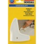 Spatola lisciante Soudal per giunti in silicone, spatola bianca.