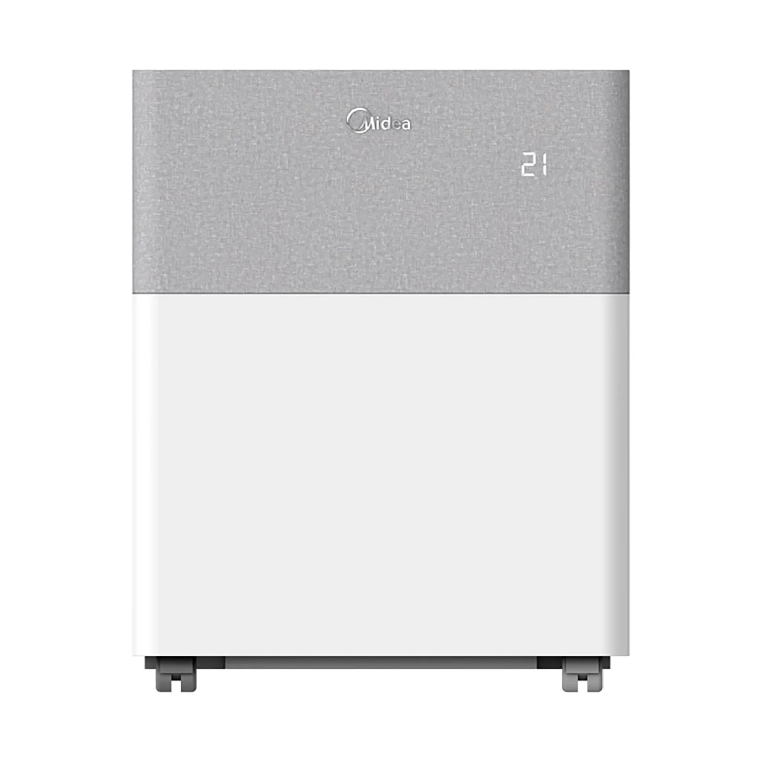 Condizionatore split Midea PortaSplit Cool, mobile, bianco-grigio. Climatizzatore con display digitale.