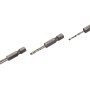 Set di punte da trapano per metallo LUX, 3 pezzi, con codolo esagonale (2 mm, 3 mm, 4 mm).