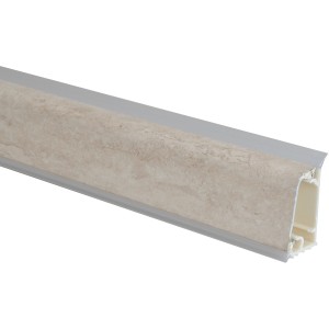 Battiscopa t.b.t. Top Cucina effetto marmo, beige.