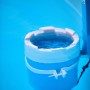 Sistema di filtraggio a parete Summer Fun Skimmy 2 in piscina, per la pulizia della superficie dell'acqua.