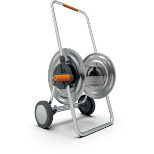 t.b.t. Carrello avvolgitubo con ruote e maniglia.