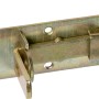 Catenaccio per porta zincato giallo, 120x50mm, per porte e cancelli, da avvitare.