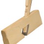 LUX Pialla per battute Classic, lama 27 mm, in legno di faggio per piallare con precisione.