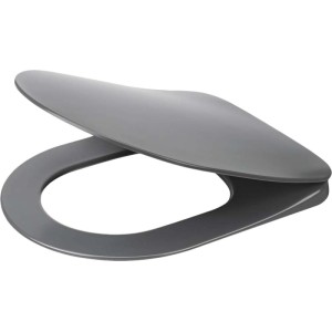 Copriwater WC slim soft-close antracite 36,6 x 44,6 cm