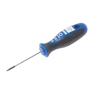 Cacciavite LUX Comfort TX6, 60mm, con manico bicomponente blu e nero.