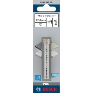 Punta diamantata per ceramica Bosch 10x66 mm