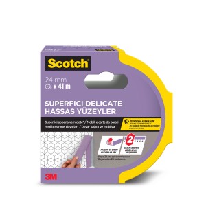 Nastro adesivo Scotch per superfici delicate, 24mm x 41m.