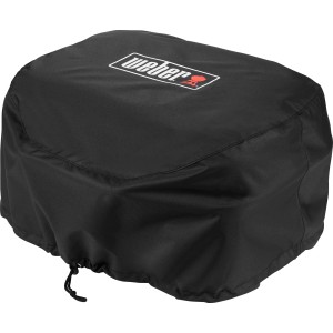 Copertura Weber Premium nera per serie Lumin, idrorepellente e antimacchia.