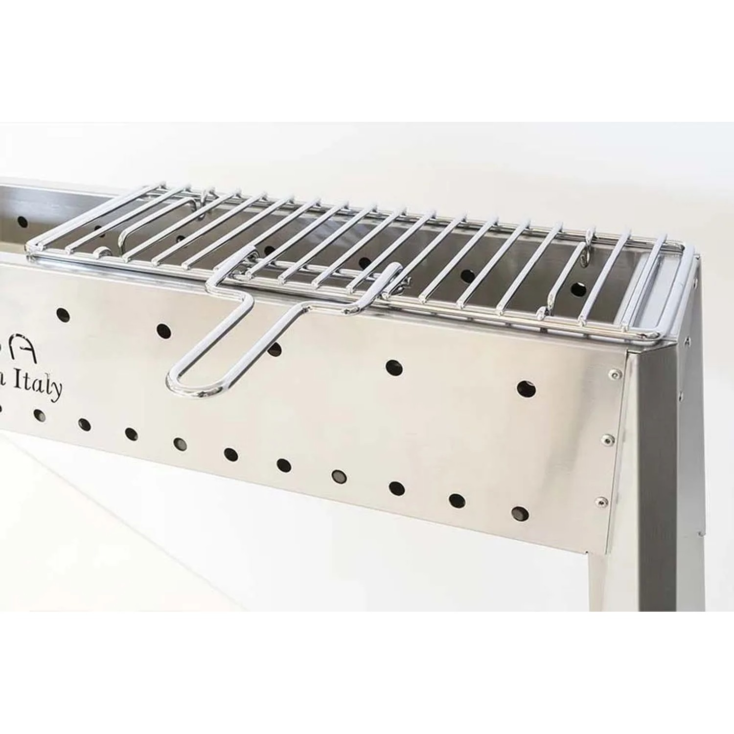 Griglietta Lisa per barbecue per arrosticini L 37 cm_5