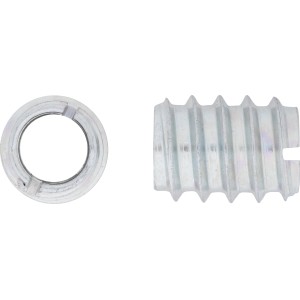 Dado ad alette LUX M4, zincato, 8 pezzi, con filettatura interna ed esterna.