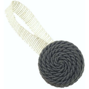 t.b.t. fermatenda in tessuto, grigio, con passante.