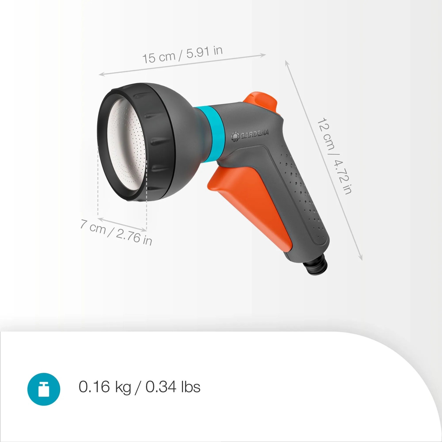 Lancia irrigazione Gardena Classic getto a doccia_18