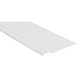 Battiscopa bianco per interni.