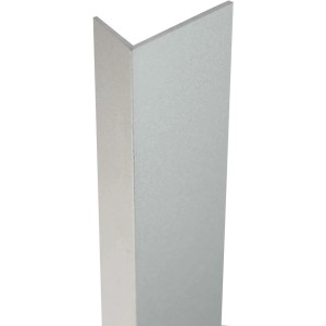 Profilo angolare Arcansas, lati disuguali, alluminio, 30x20 mm, argento.