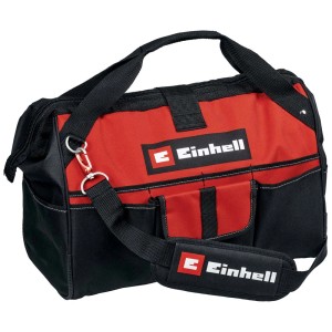 t.b.t. Borsa porta attrezzi Einhell, rossa e nera.