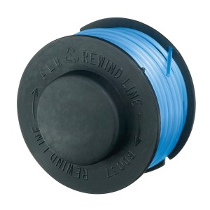Bobina di ricambio LUX T 154 con filo blu per decespugliatore, 1,5 mm x 10 m.