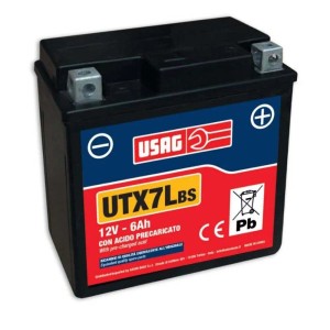 Batteria avviamento moto moto Usag X7-BS 12V 6Ah