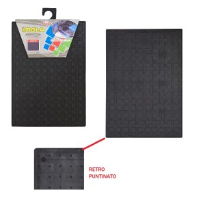 t.b.t. Tappetino auto interno, nero con motivo.