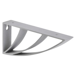 Mensola OBI Kronos, argento opaco, 185 mm, per ripiani e mensole a muro fino a 25 kg.