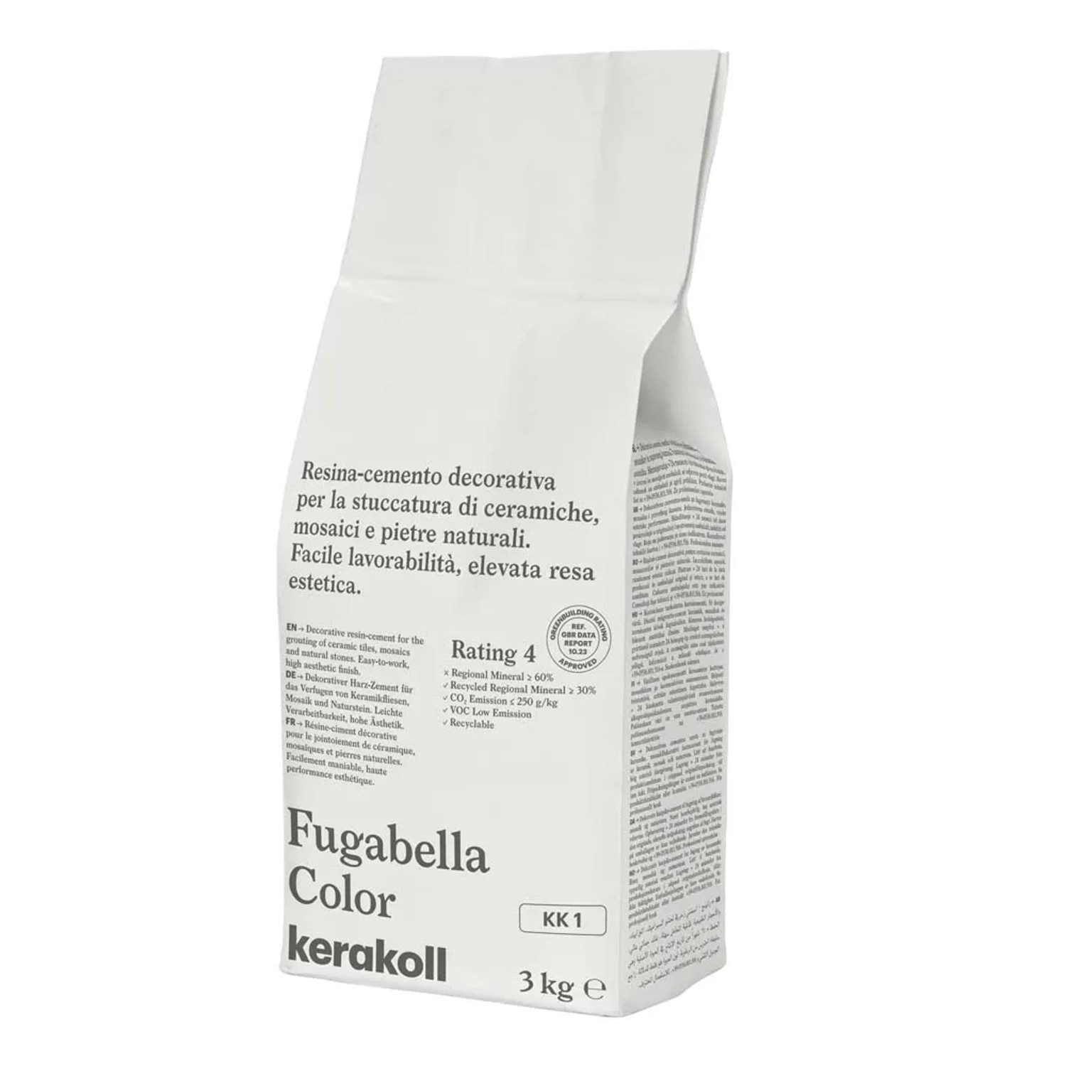 Fugabella Color stucco per ceramiche, mosaici e pietre naturali.