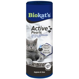 Neutralizzatore di odori per lettiera Active Pearls carbone attivo 700 ml