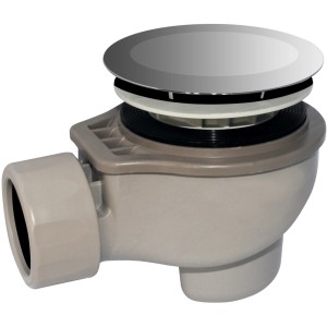 Ricambio t.b.t. per cassetta WC con coperchio cromato per OBI.