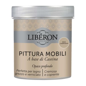 Barattolo di smalto per mobili Liberon color Beige Champignon.