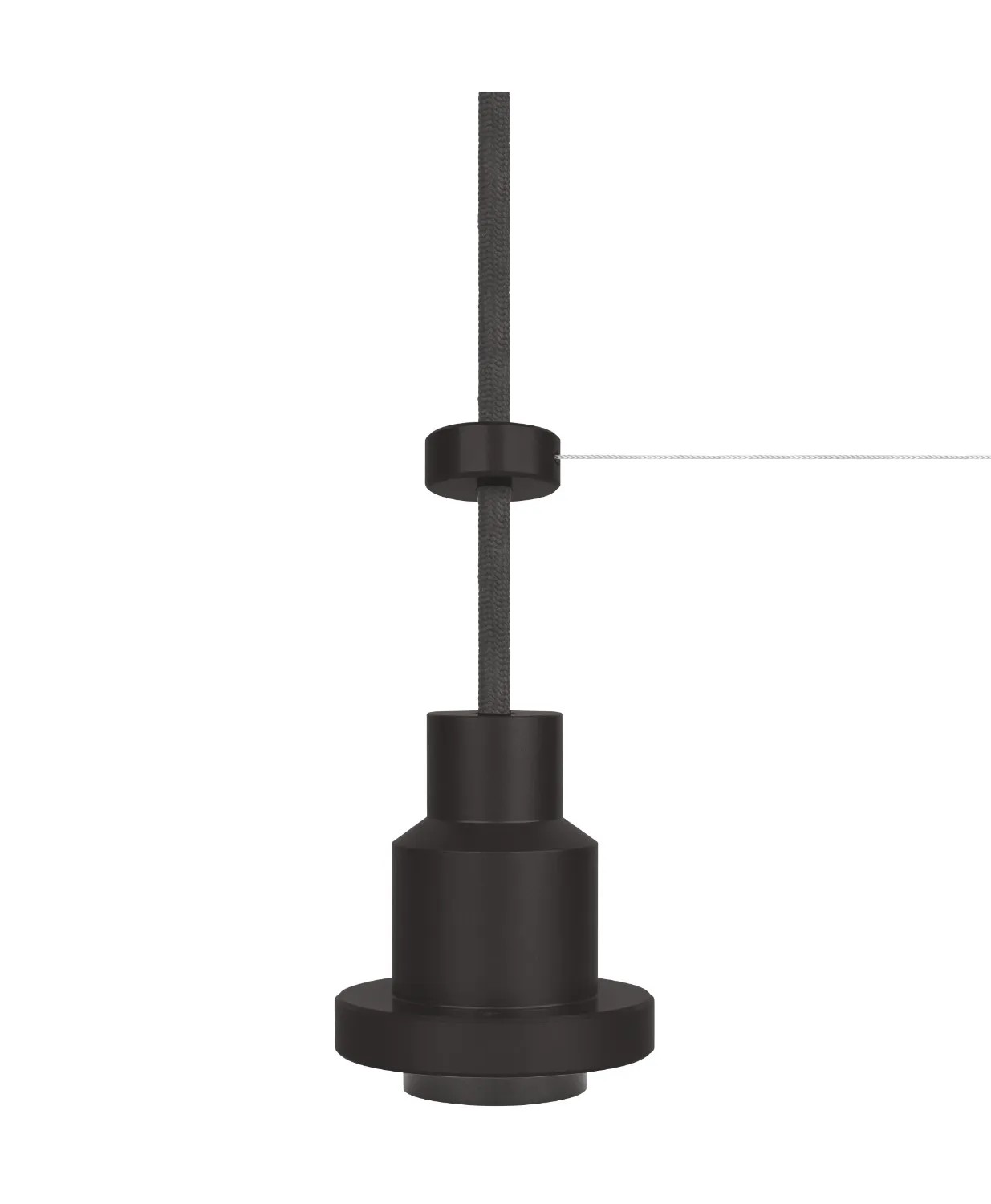 Lampadario Corda Da Soffitto Lampada A Sospensione E27 Con Anello A Vite, Cavo Tessile Regolabile 100cm Lampada A Sospensione Porta Lampada Vintage - 12