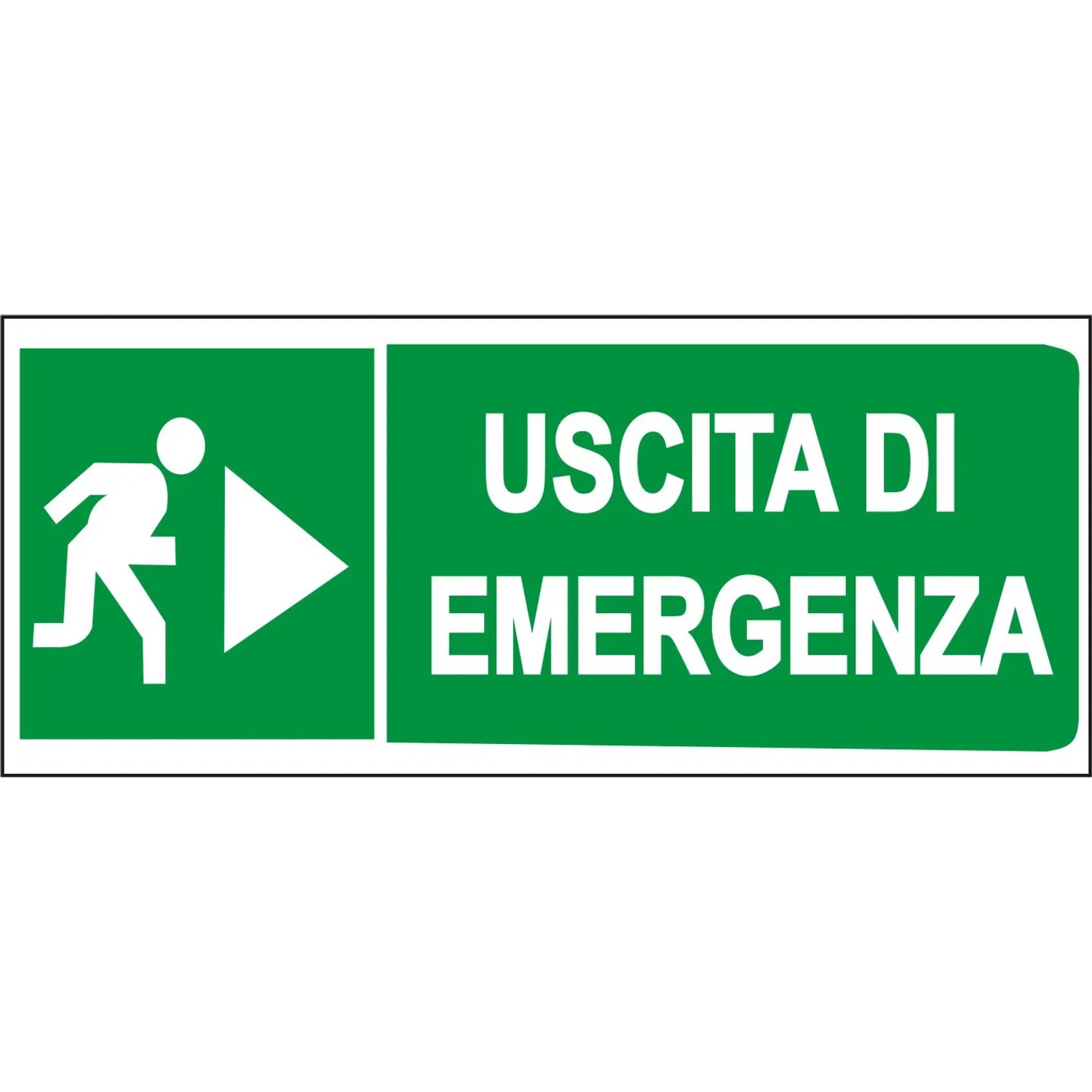 Segnale Di Usca Di Emergenza. Icona Dell'uomo Che Corre Alla Porta Colore Verde Vettore Di Freccia Targa Segnaletica Di Avvertimento 31953518