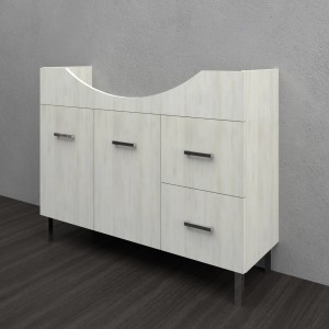 t.b.t. Mobile bagno in legno con cassetti e ante per arredo bagno.