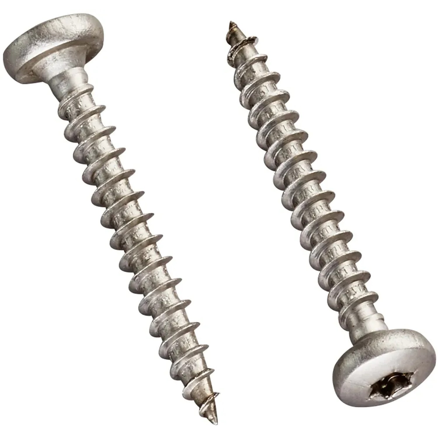Viti in acciaio inox per legno, 4,5x35mm, 20 pezzi, per fissaggio di coperture in plastica.