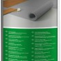 Sottopavimento grigio Basic per parquet e laminato 1.6 mm, rotolo da 20 m² per isolamento acustico.