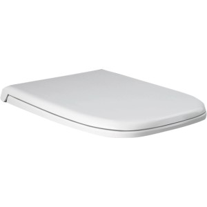 Sedile WC bianco t.b.t. per un maggiore comfort in bagno.