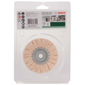 t.b.t. Accessorio per lucidatura per trapano, tessuto, beige.