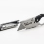 Coltello t.b.t.: Coltello pieghevole con lama e anello per una facile maneggevolezza.