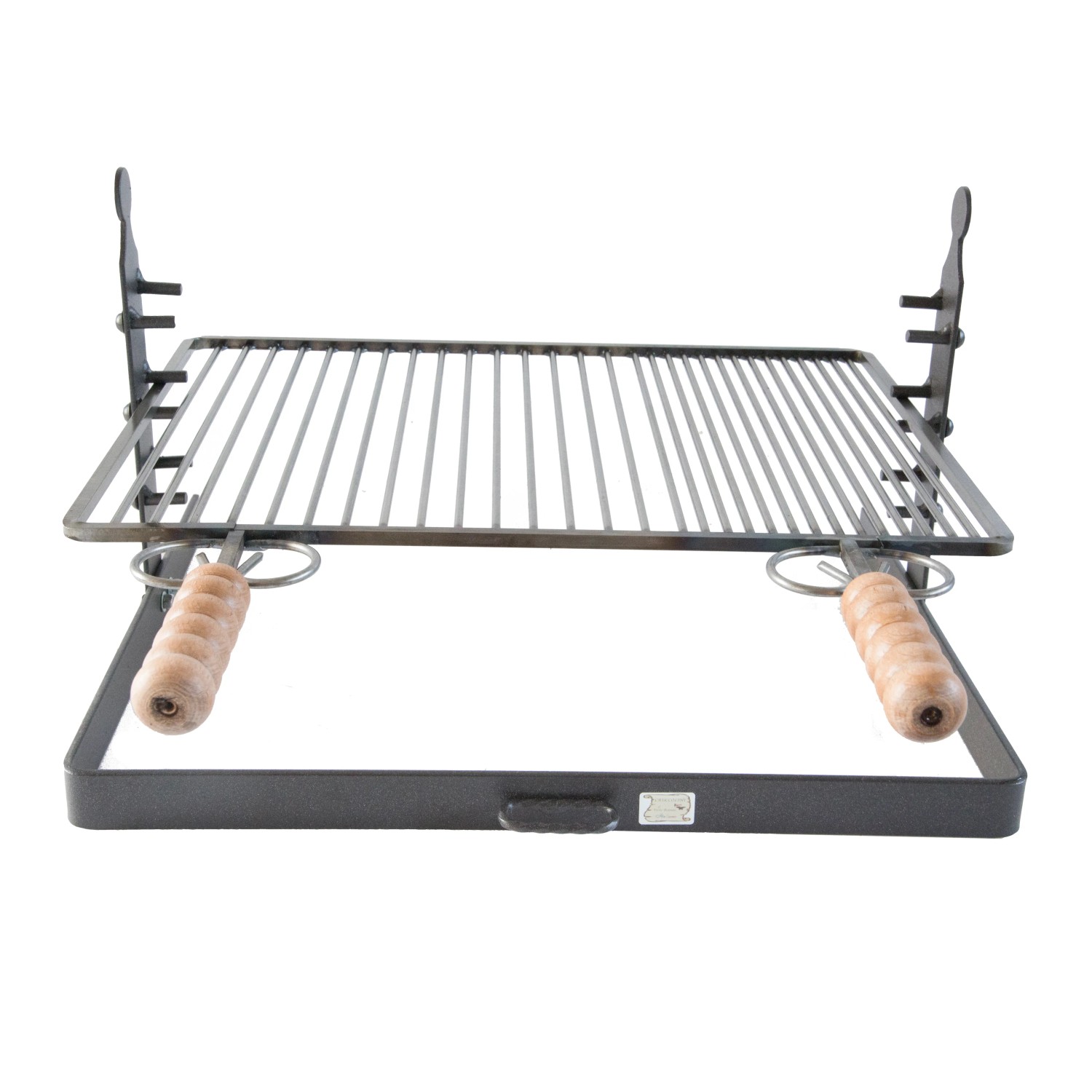 Barbecue a carbone e legna Griglia in acciaio inox da 60 cm - Libera