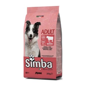 Simba Adult cibo secco per cani con manzo, sacco da 20kg.