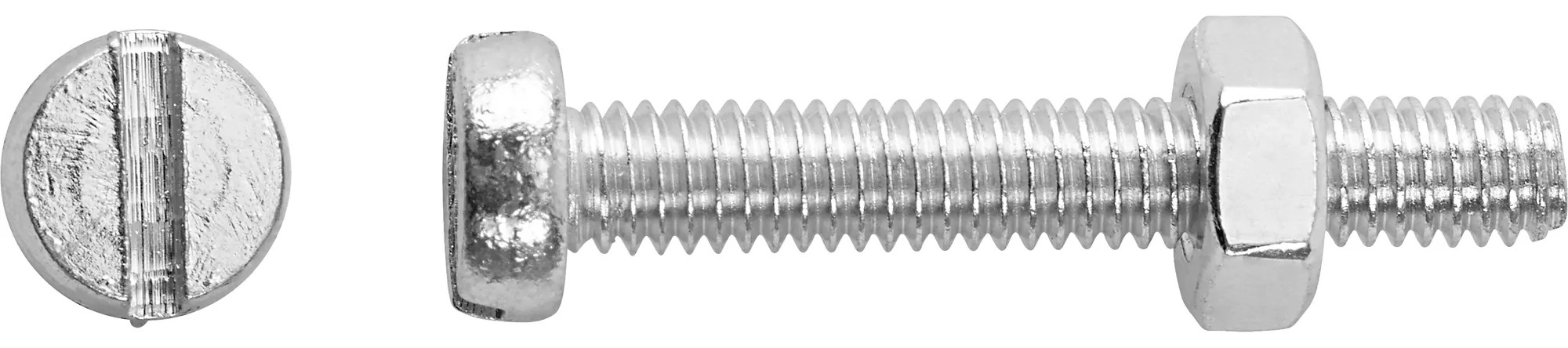 Vite Filettata LUX Testa Cilindrica Zincata A Taglio M5 X 16 Mm Con Dadi 8 Pz - Foto 7