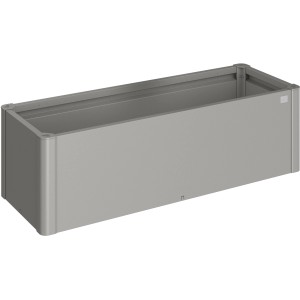 Biohort Belvedere Mini aiuola rialzata, misura 150, grigio quarzo metallizzato, per giardino e balcone.