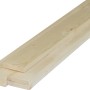 Listello in legno piallato, colore legno chiaro, per finiture interne e progetti fai-da-te.